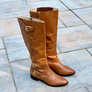 Michael Kors Tatum tall leather riding boots